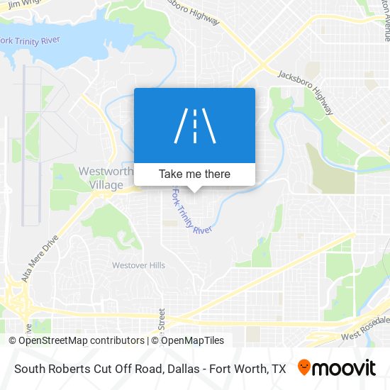 South Roberts Cut Off Road map