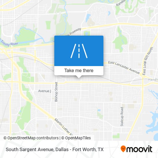 South Sargent Avenue map
