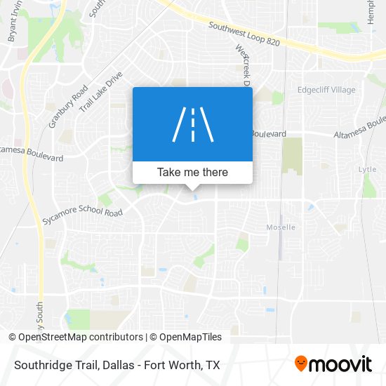 Southridge Trail map