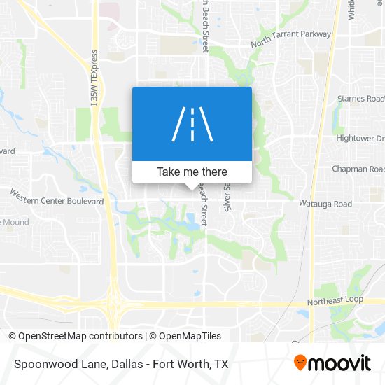 Spoonwood Lane map