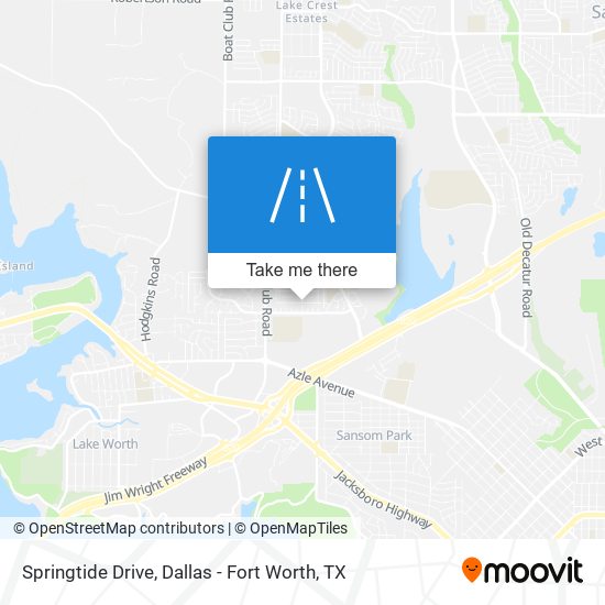 Springtide Drive map