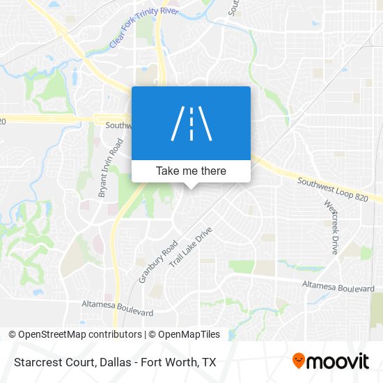 Starcrest Court map