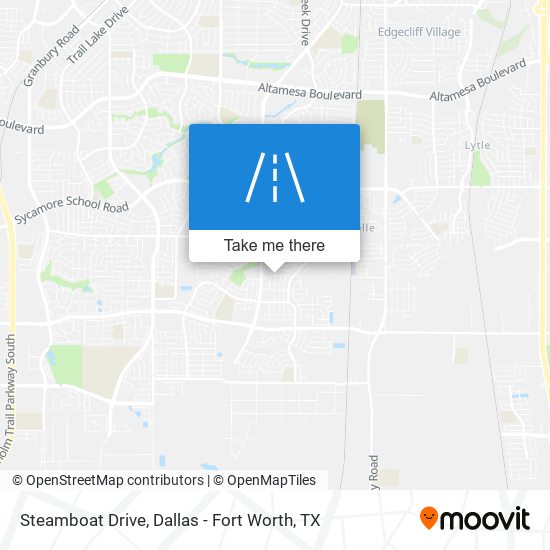 Steamboat Drive map