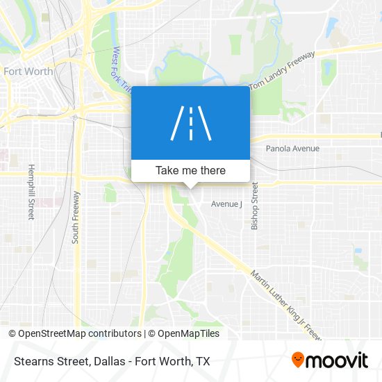 Stearns Street map