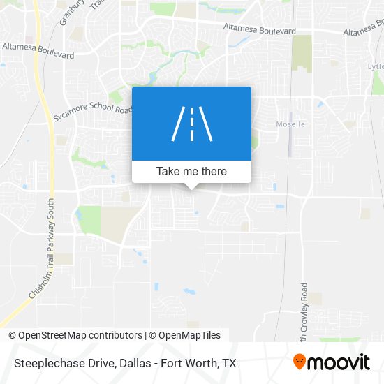 Steeplechase Drive map