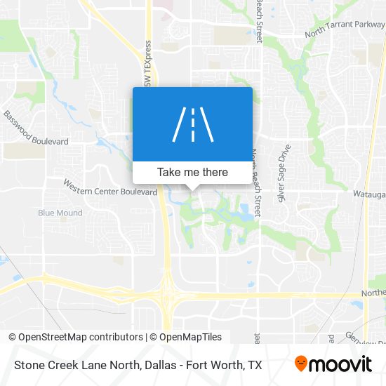 Stone Creek Lane North map