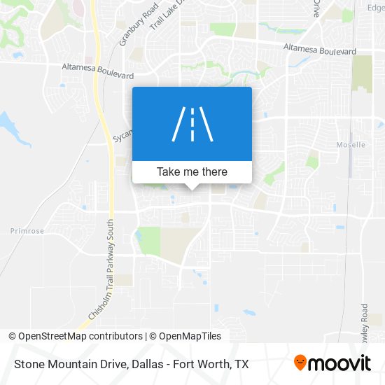 Stone Mountain Drive map