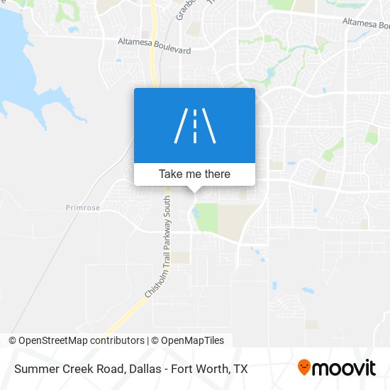 Summer Creek Road map