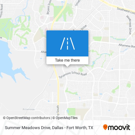 Summer Meadows Drive map