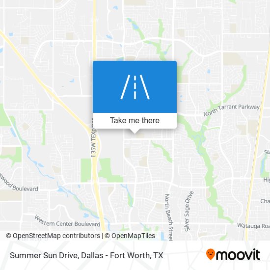 Summer Sun Drive map