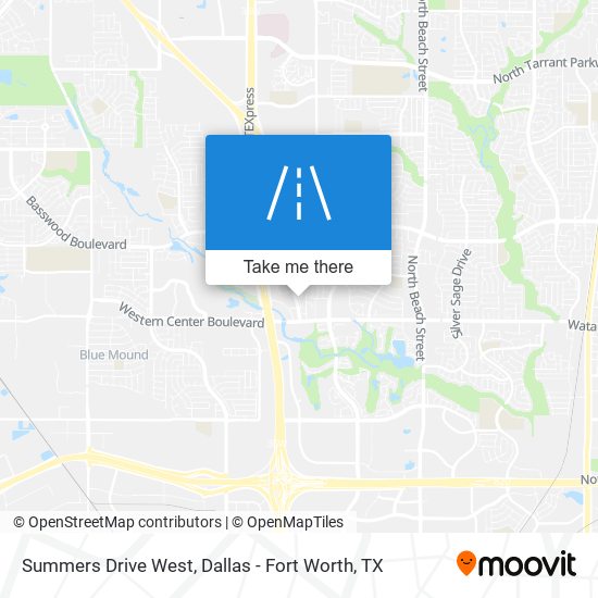 Summers Drive West map