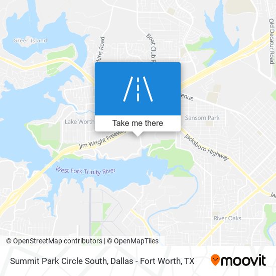 Summit Park Circle South map