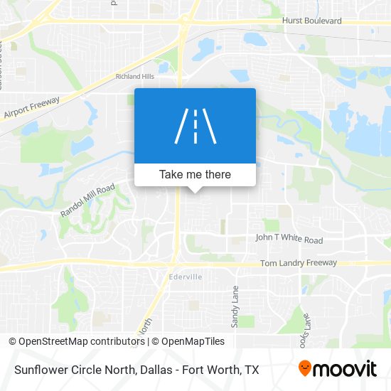 Sunflower Circle North map