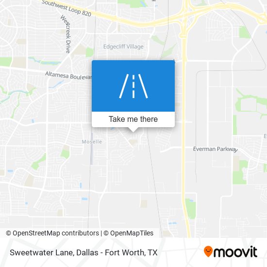 Sweetwater Lane map