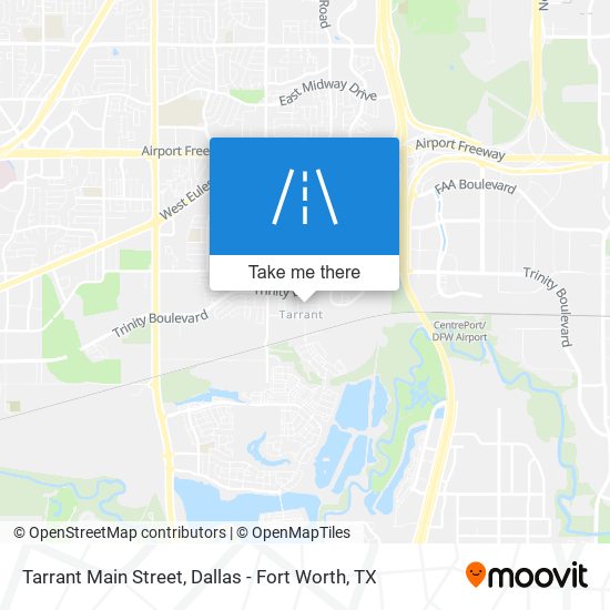 Tarrant Main Street map