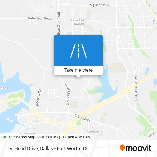 Tee Head Drive map