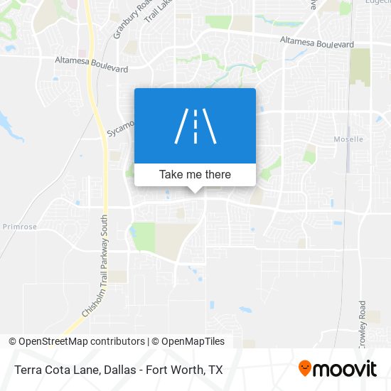 Terra Cota Lane map