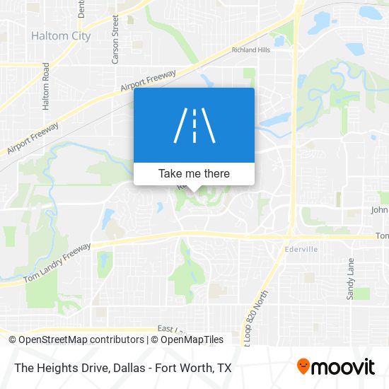 The Heights Drive map