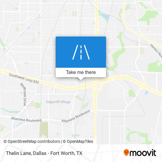 Thelin Lane map