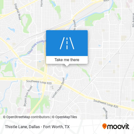 Thistle Lane map