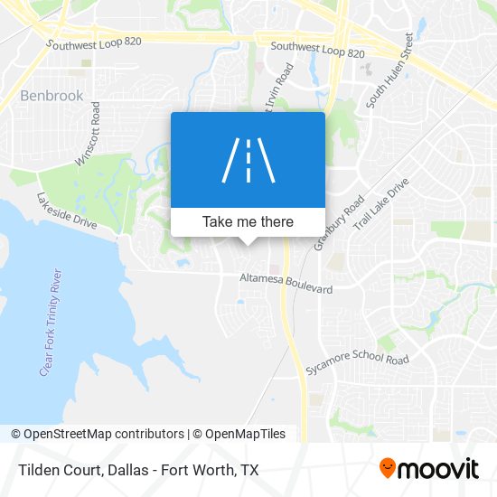 Tilden Court map
