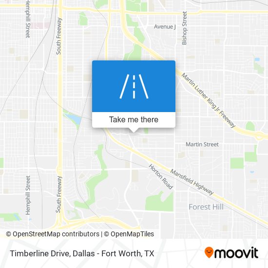 Timberline Drive map