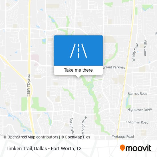 Timken Trail map