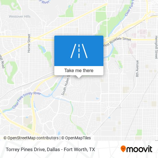 Torrey Pines Drive map