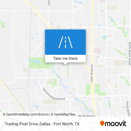 Trading Post Drive map