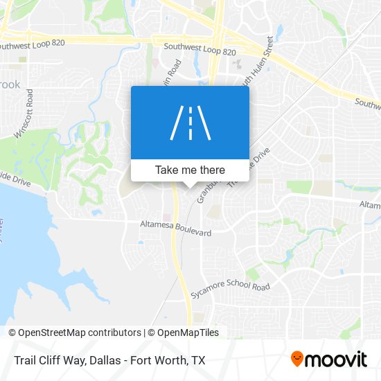 Trail Cliff Way map