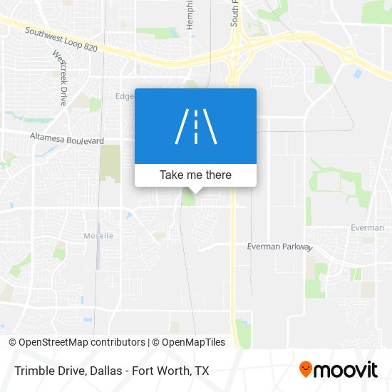 Trimble Drive map