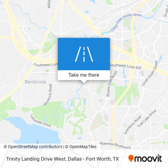 Trinity Landing Drive West map