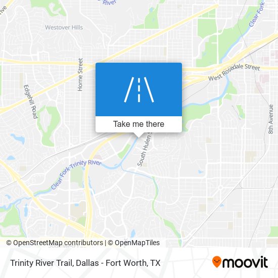 Trinity River Trail map