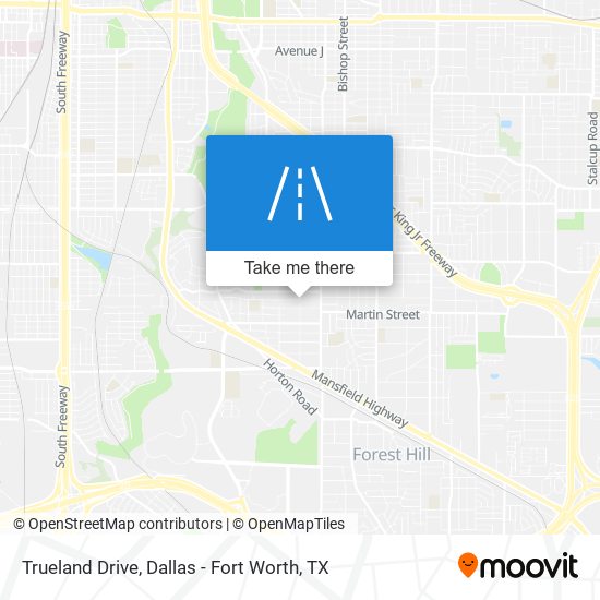 Trueland Drive map
