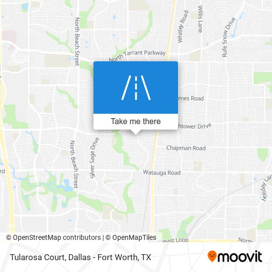 Tularosa Court map