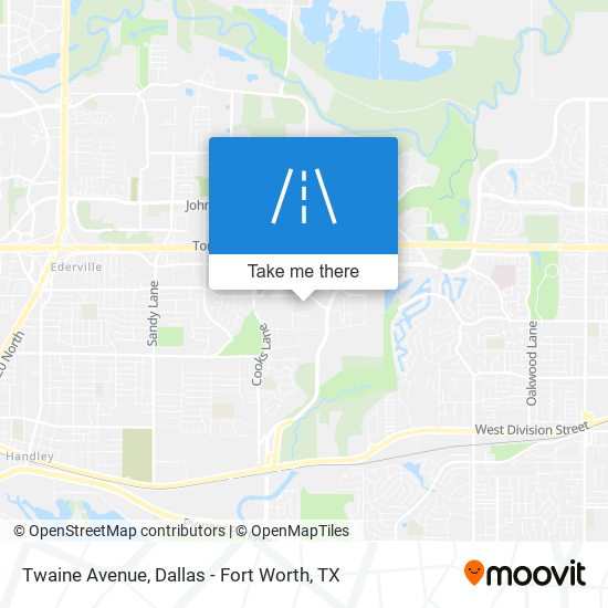 Twaine Avenue map