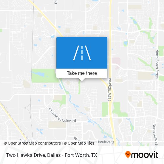 Two Hawks Drive map