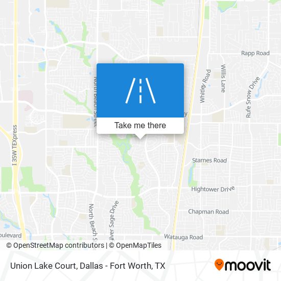 Union Lake Court map