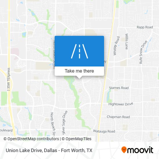 Union Lake Drive map