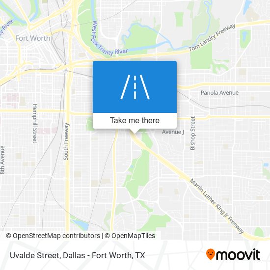 Uvalde Street map