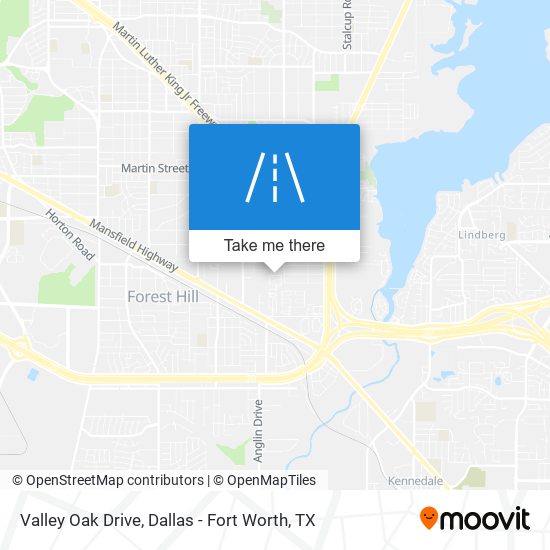 Valley Oak Drive map