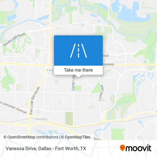 Vanessa Drive map