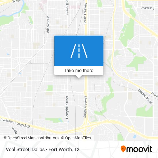 Veal Street map
