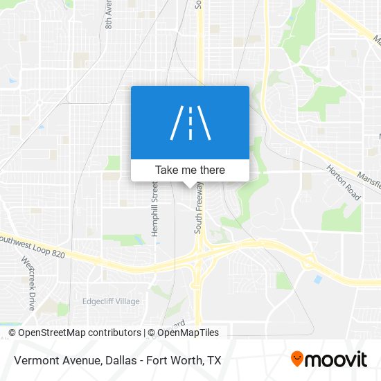 Vermont Avenue map
