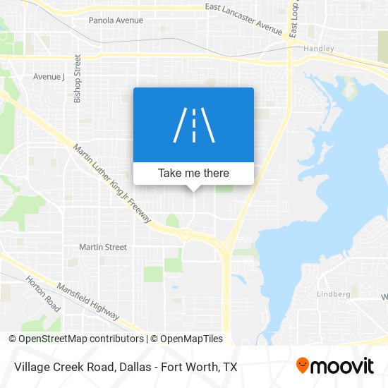 Village Creek Road map