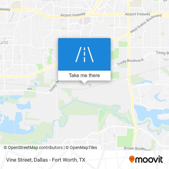 Vine Street map
