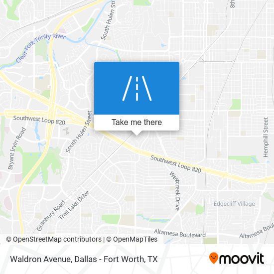Waldron Avenue map