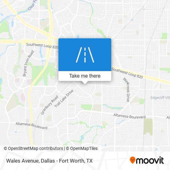 Wales Avenue map