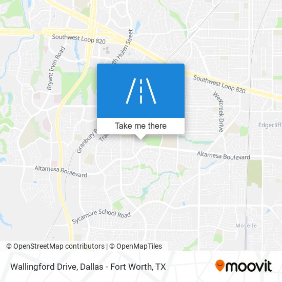 Mapa de Wallingford Drive