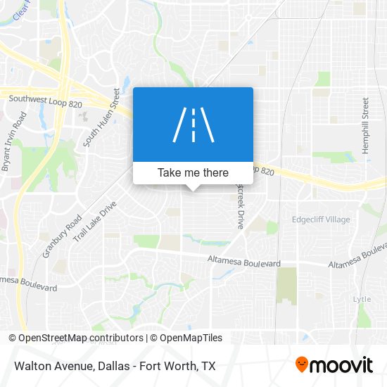 Mapa de Walton Avenue